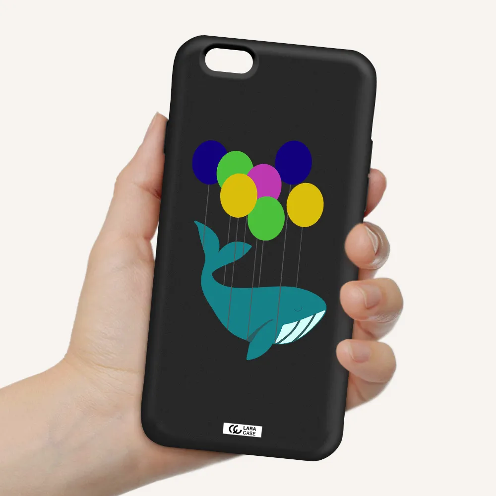Flying Whale Apple iPhone 6 Silicone black Case