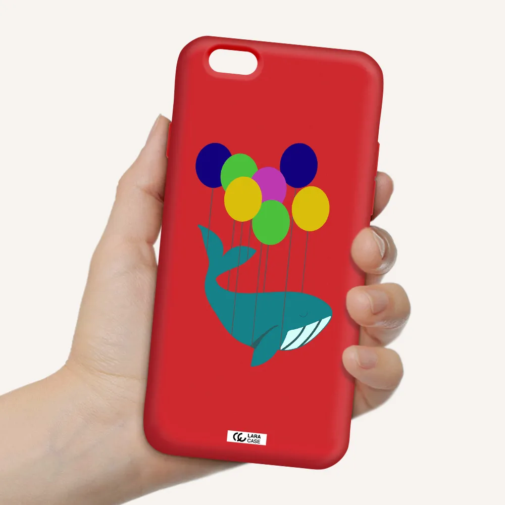 Flying Whale Apple iPhone 6 Silicone Imperial Red Case
