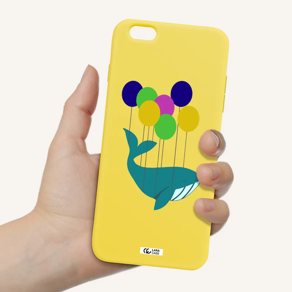 Flying Whale Apple iPhone 6S Silicone canary yellow Case