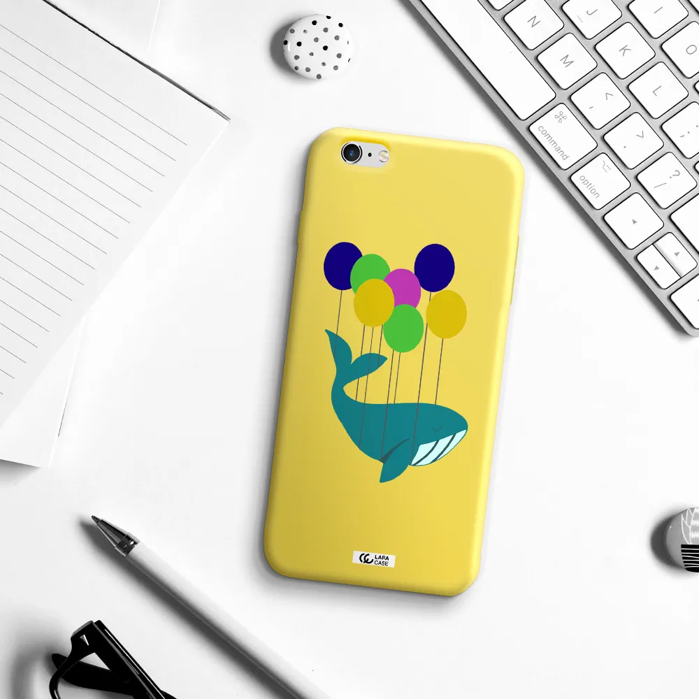 Flying Whale Apple iPhone 6S Silicone canary yellow Case