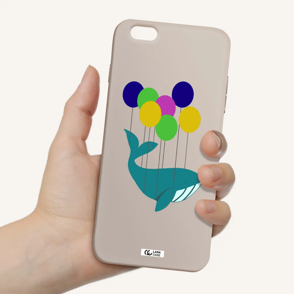 Flying Whale Apple iPhone 6S Silicone Stone Case