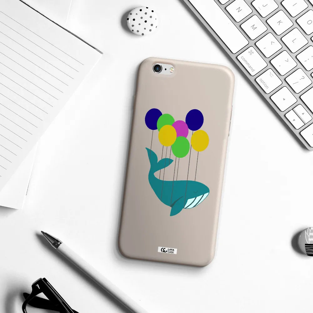 Flying Whale Apple iPhone 6S Silicone Stone Case