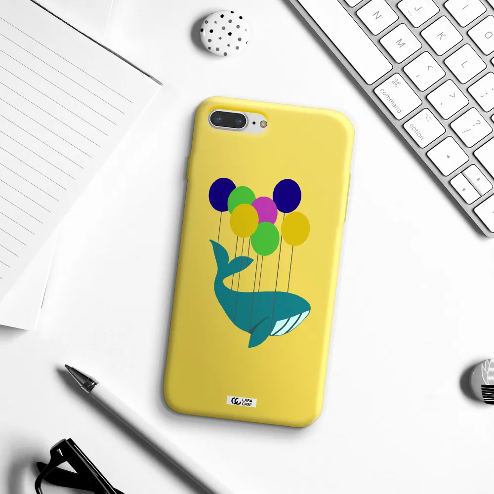 Flying Whale Apple iPhone 7 plus Silicone canary yellow Case