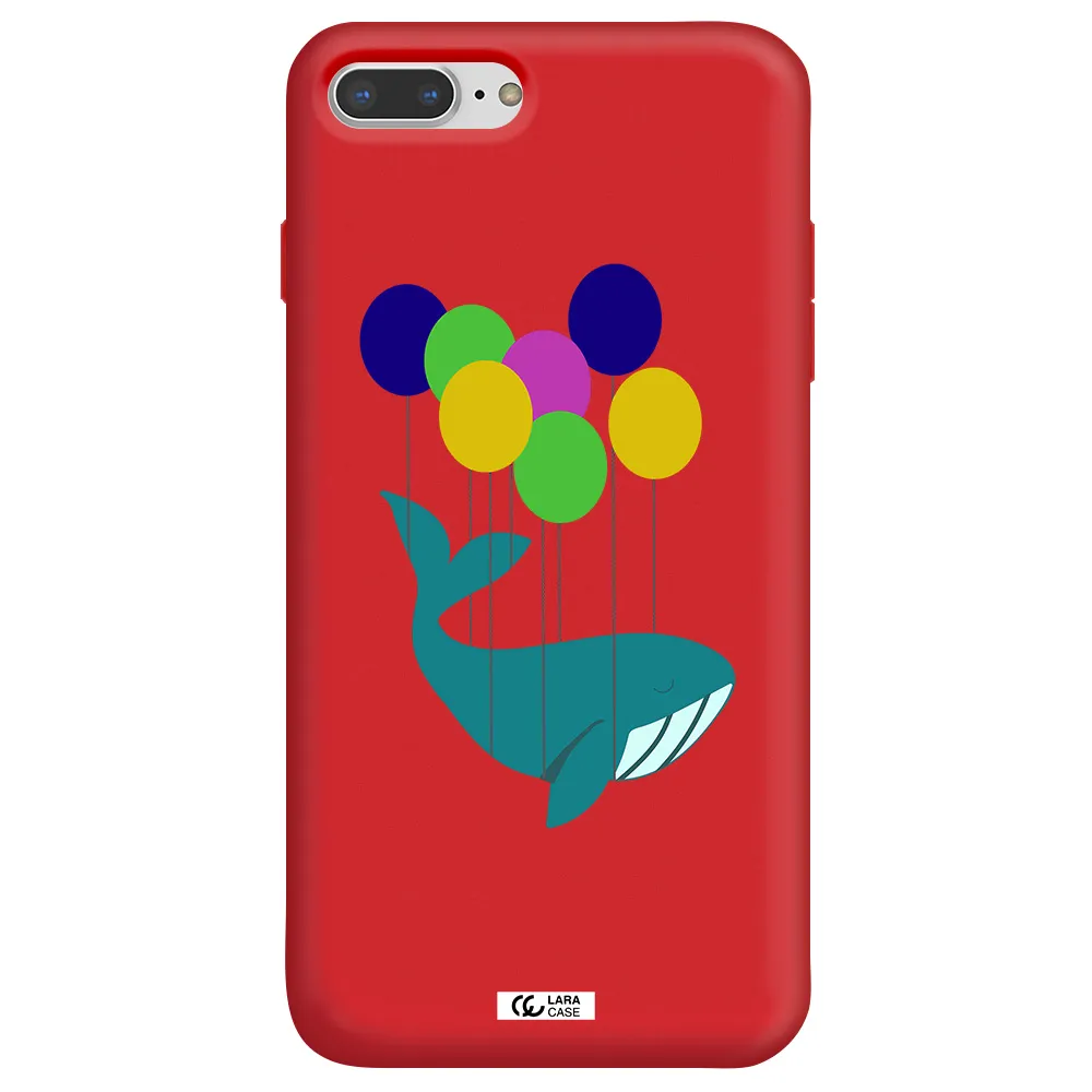 Flying Whale Apple iPhone 7 plus Silicone Imperial Red Case