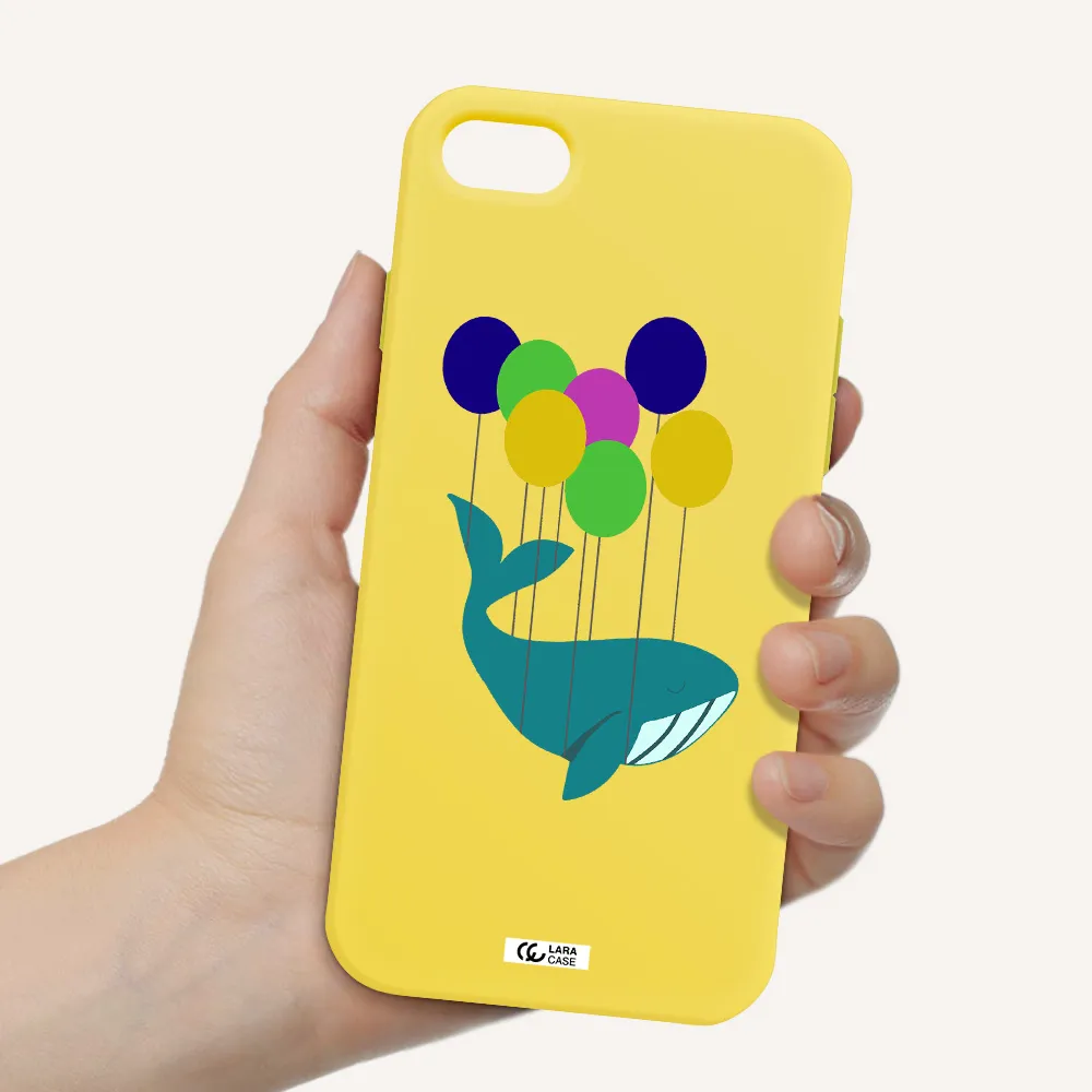 Flying Whale Apple iPhone 7 Silicone canary yellow Case