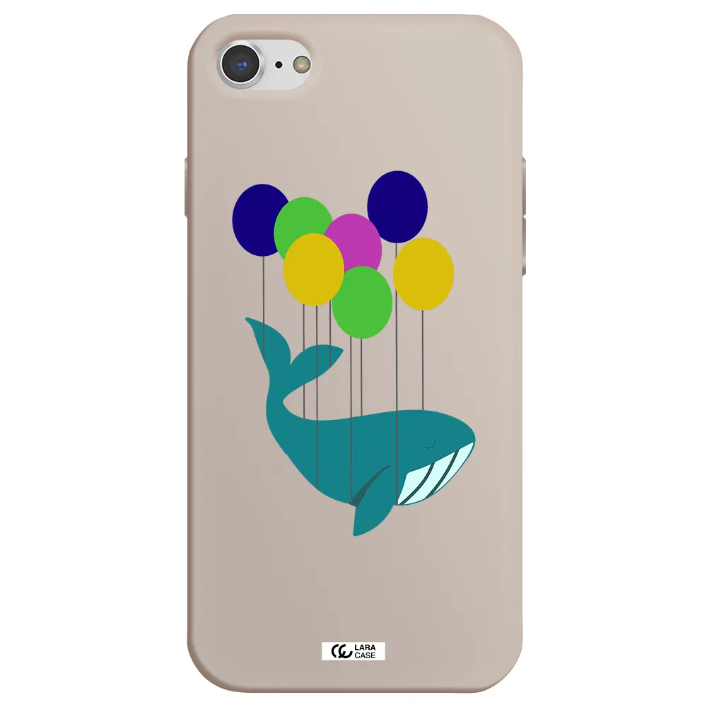Flying Whale Apple iPhone 7 Silicone Stone Case