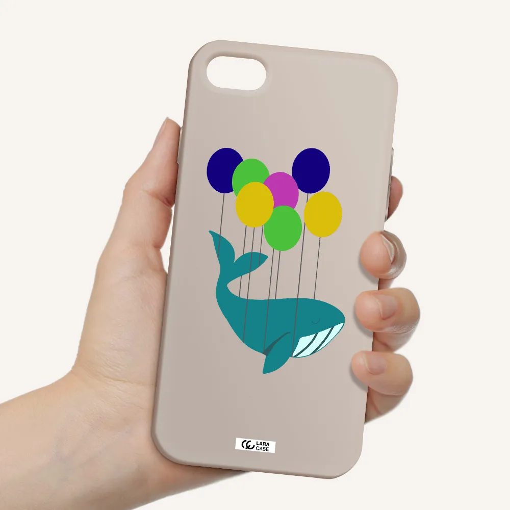 Flying Whale Apple iPhone 7 Silicone Stone Case