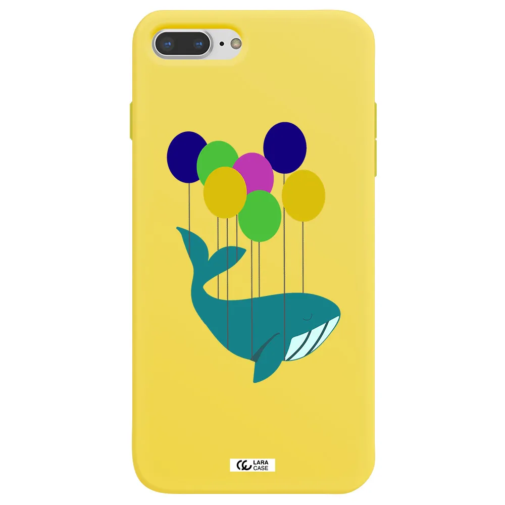 Flying Whale Apple iPhone 8 plus Silicone canary yellow Case