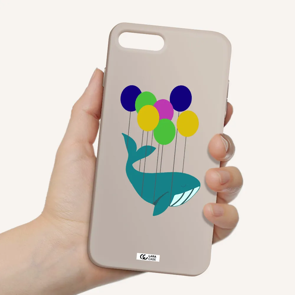 Flying Whale Apple iPhone 8 plus Silicone Stone Case