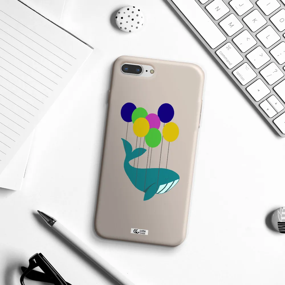 Flying Whale Apple iPhone 8 plus Silicone Stone Case
