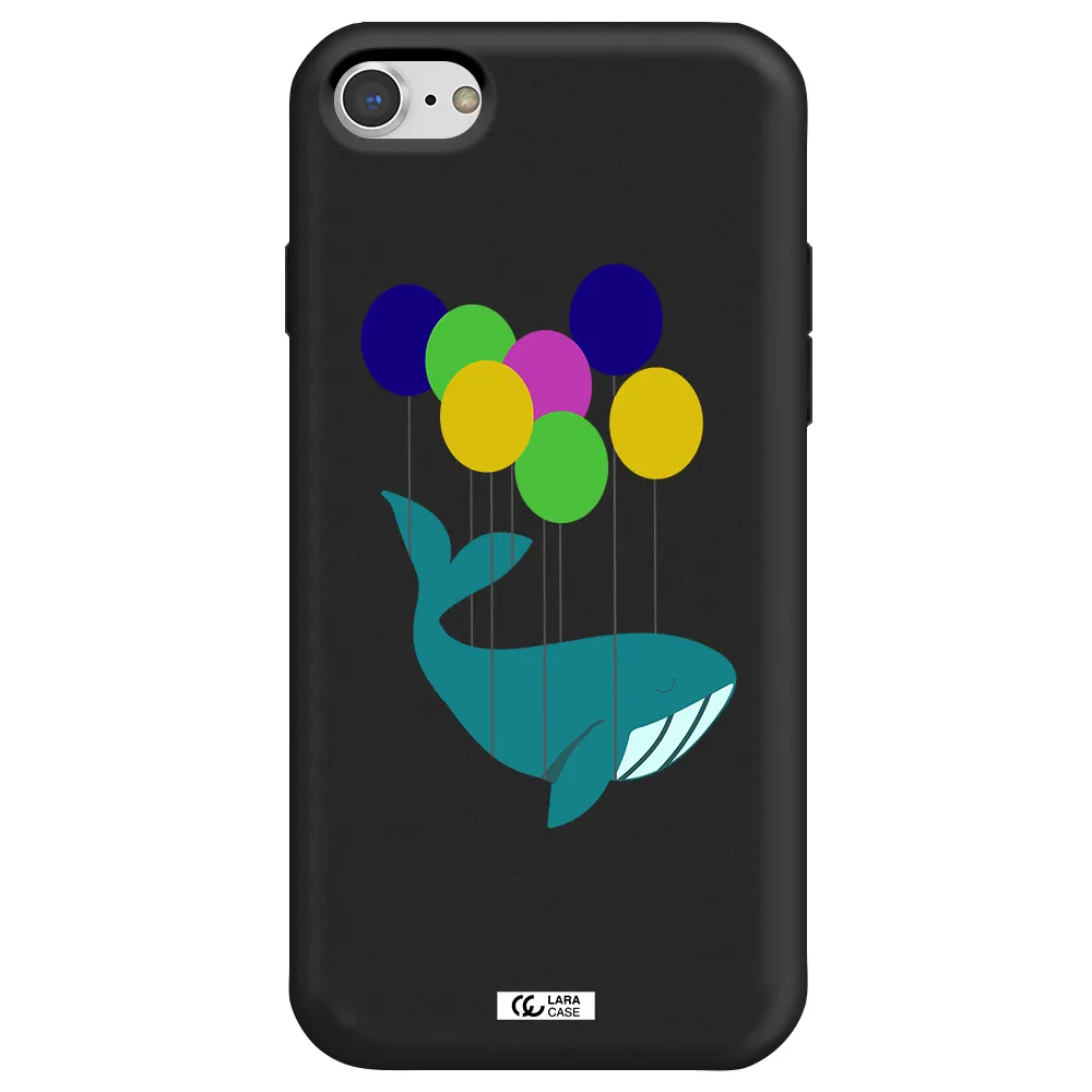 Flying Whale Apple iPhone 8 Silicone black Case