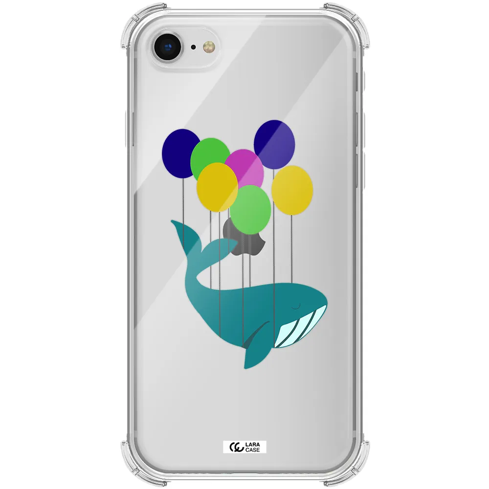 Flying Whale Apple iPhone se 2020 Clear PC Case