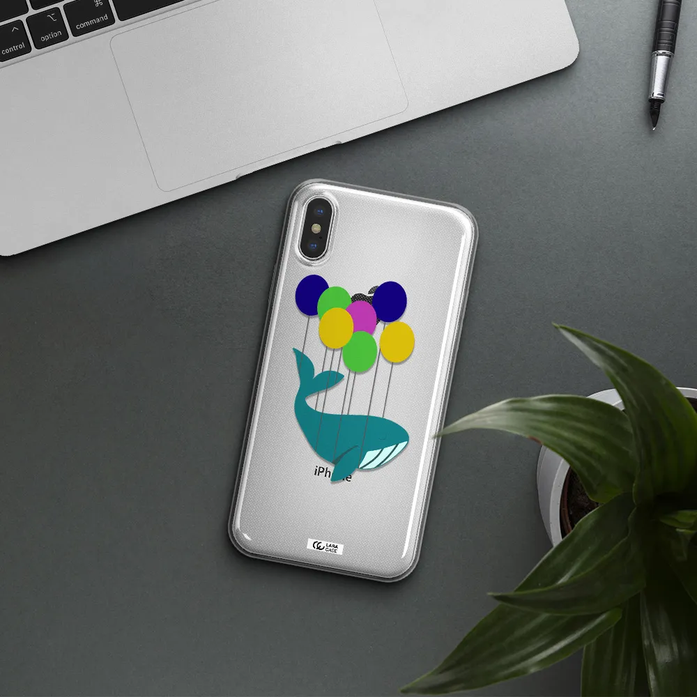 Flying Whale Apple iPhone X Clear TPU Case