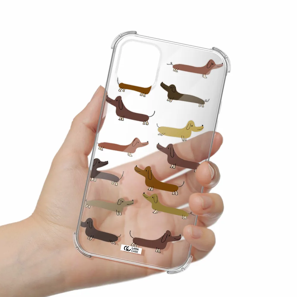 Dachshund Dogs Apple iPhone 11 Clear PC Case