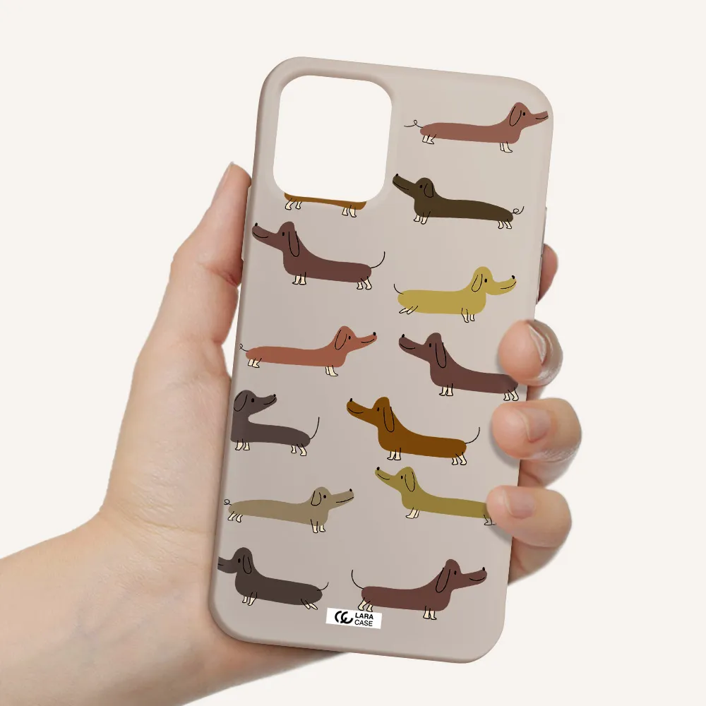 Dachshund Dogs Apple iPhone 11 pro max Silicone Stone Case