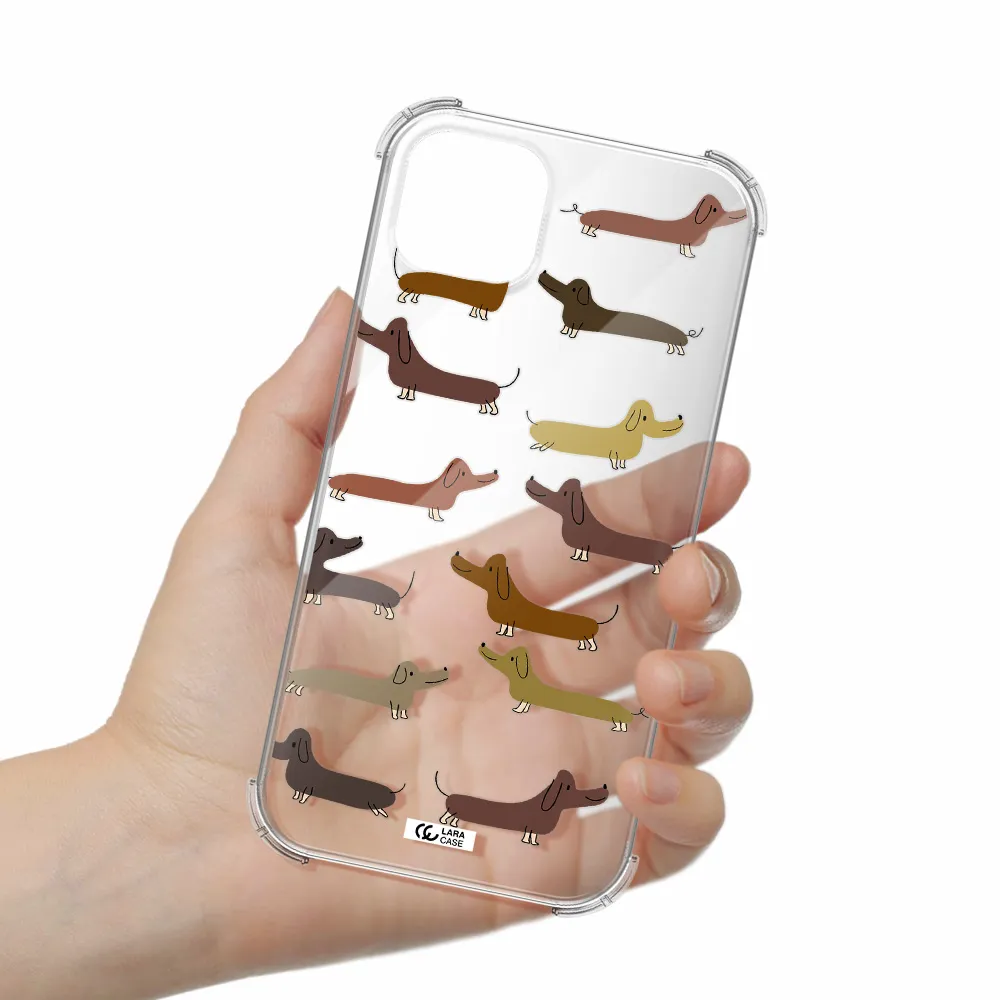 Dachshund Dogs Apple iPhone 14 Clear PC Case