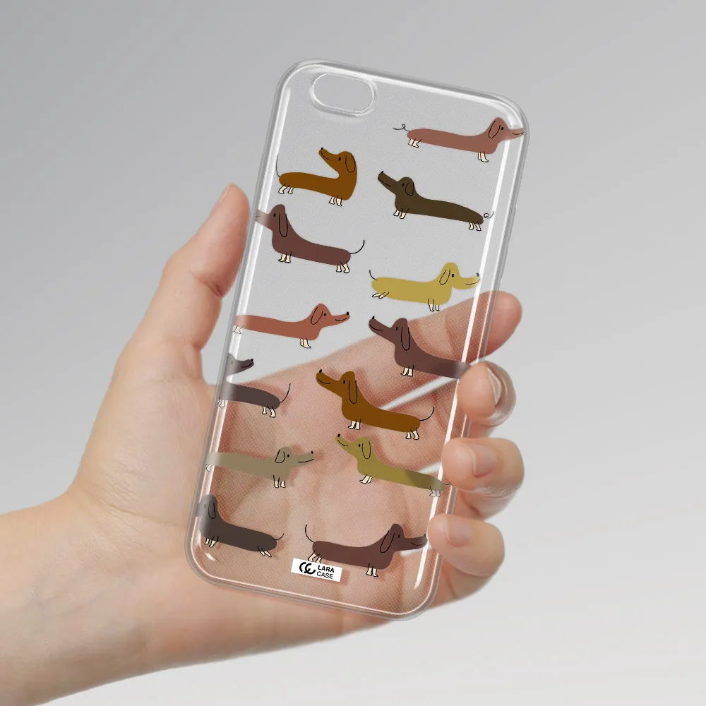 Dachshund Dogs Apple iPhone 6 s plus Clear TPU Case