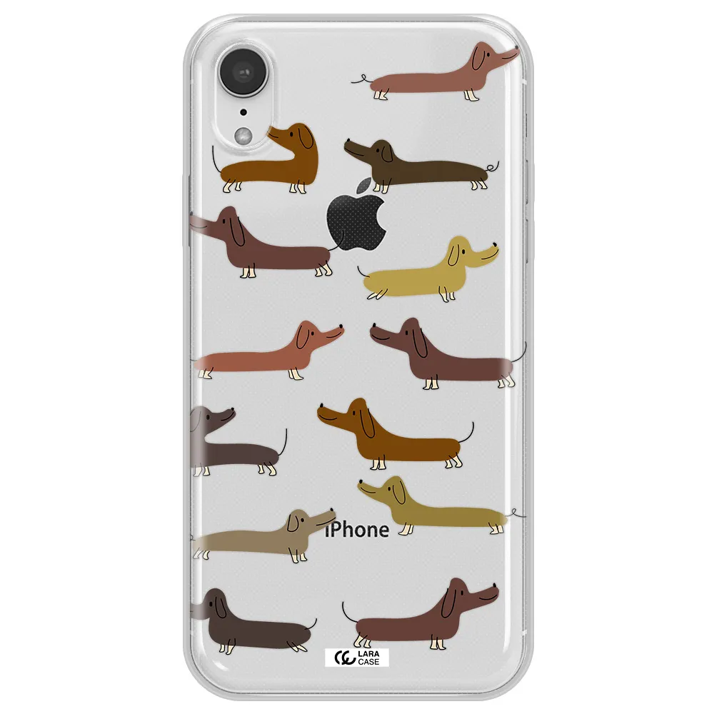 Dachshund Dogs Apple iPhone XR Clear TPU Case
