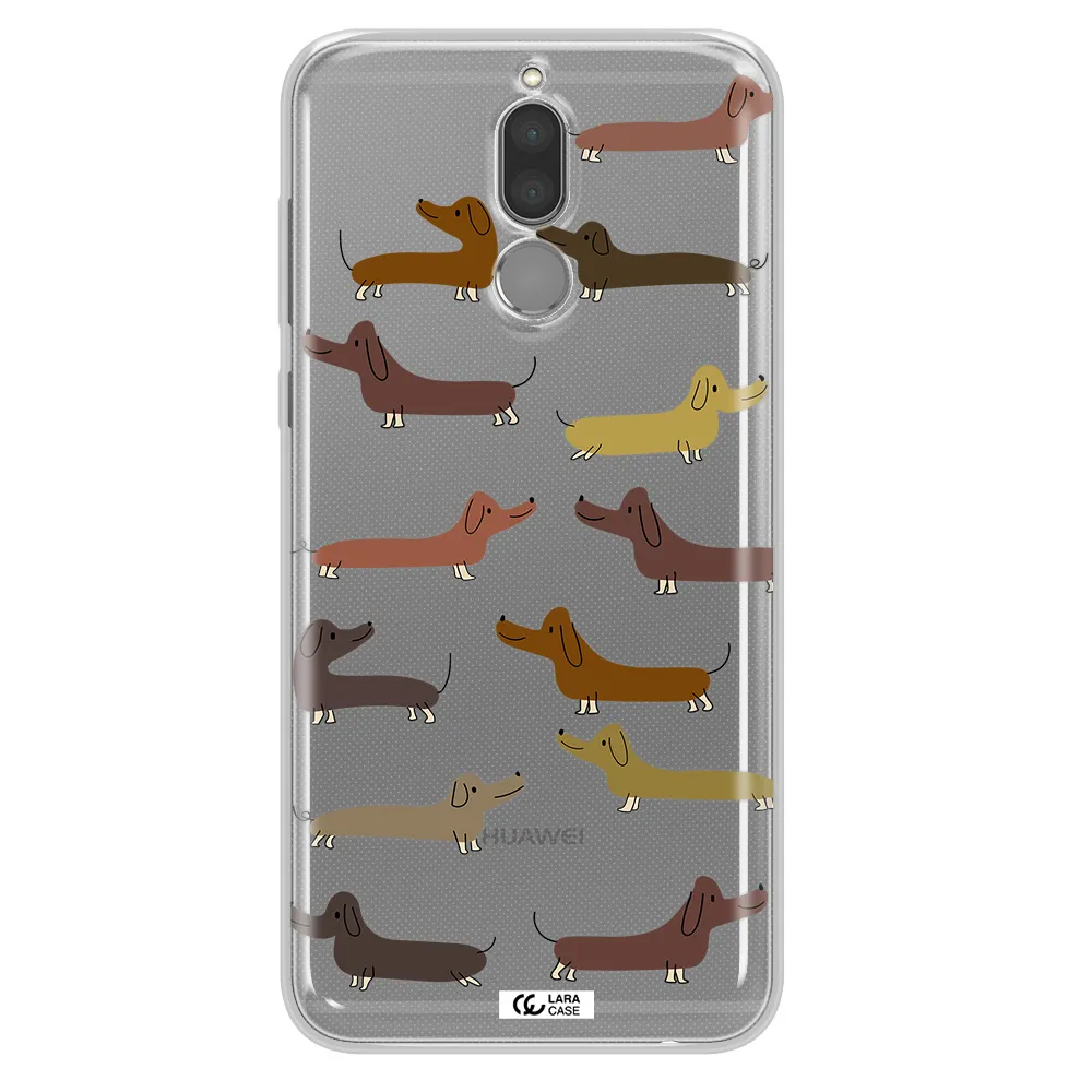 Dachshund Dogs Huawei Mate 10 Lite Clear TPU Case