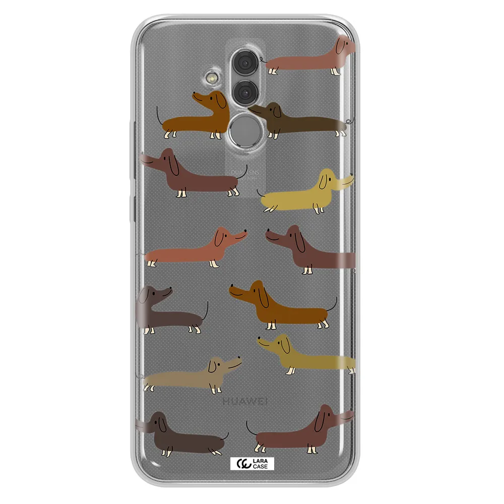 Dachshund Dogs Huawei Mate 20 Lite Clear TPU Case