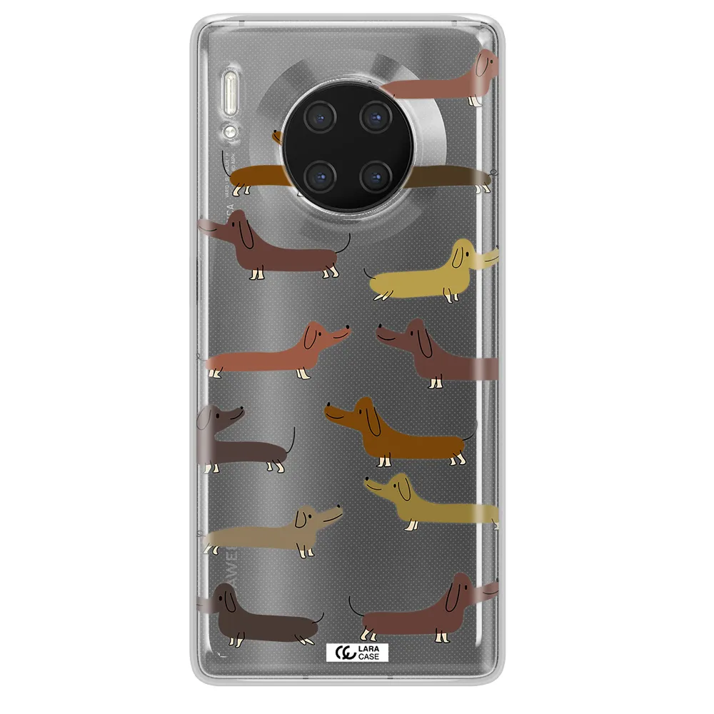 Dachshund Dogs Huawei Mate 30 Pro Clear TPU Case