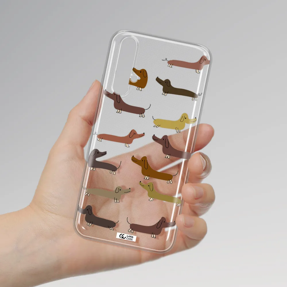 Dachshund Dogs Huawei Nova 5t Clear TPU Case