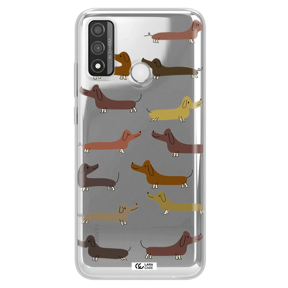 Dachshund Dogs Huawei P Smart 2020 Clear TPU Case