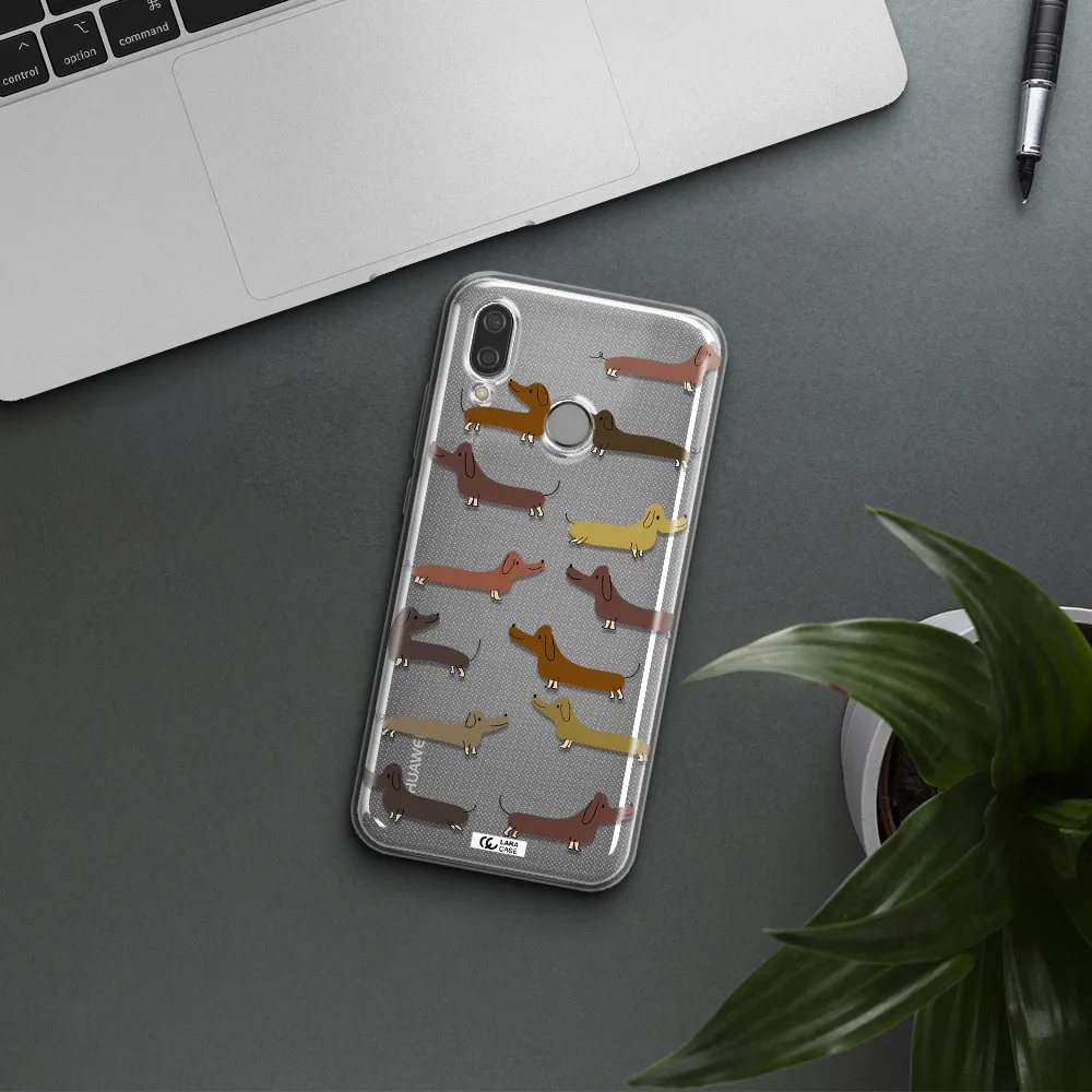 Dachshund Dogs Huawei P20 Lite Clear TPU Case