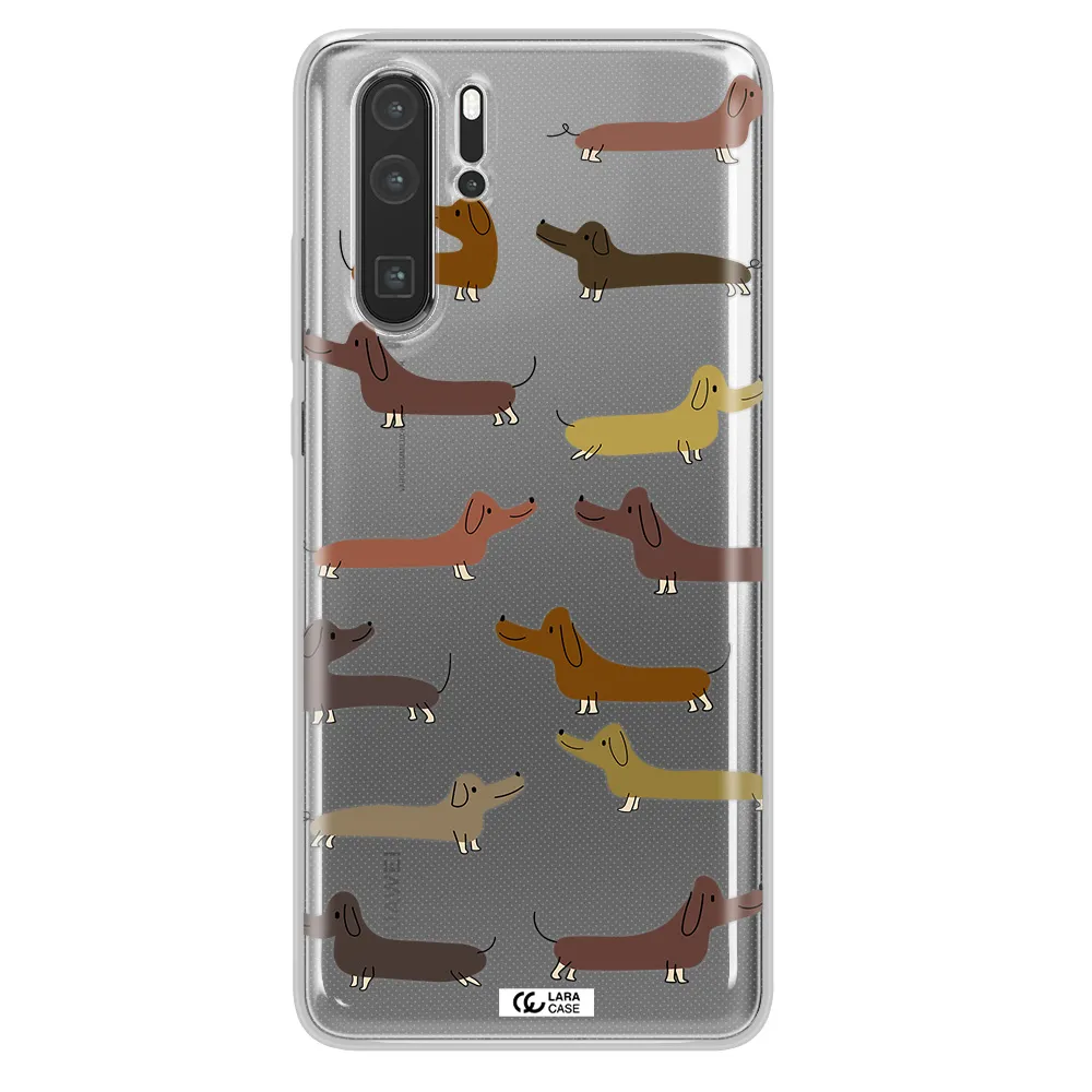 Dachshund Dogs Huawei P30 Pro Clear TPU Case