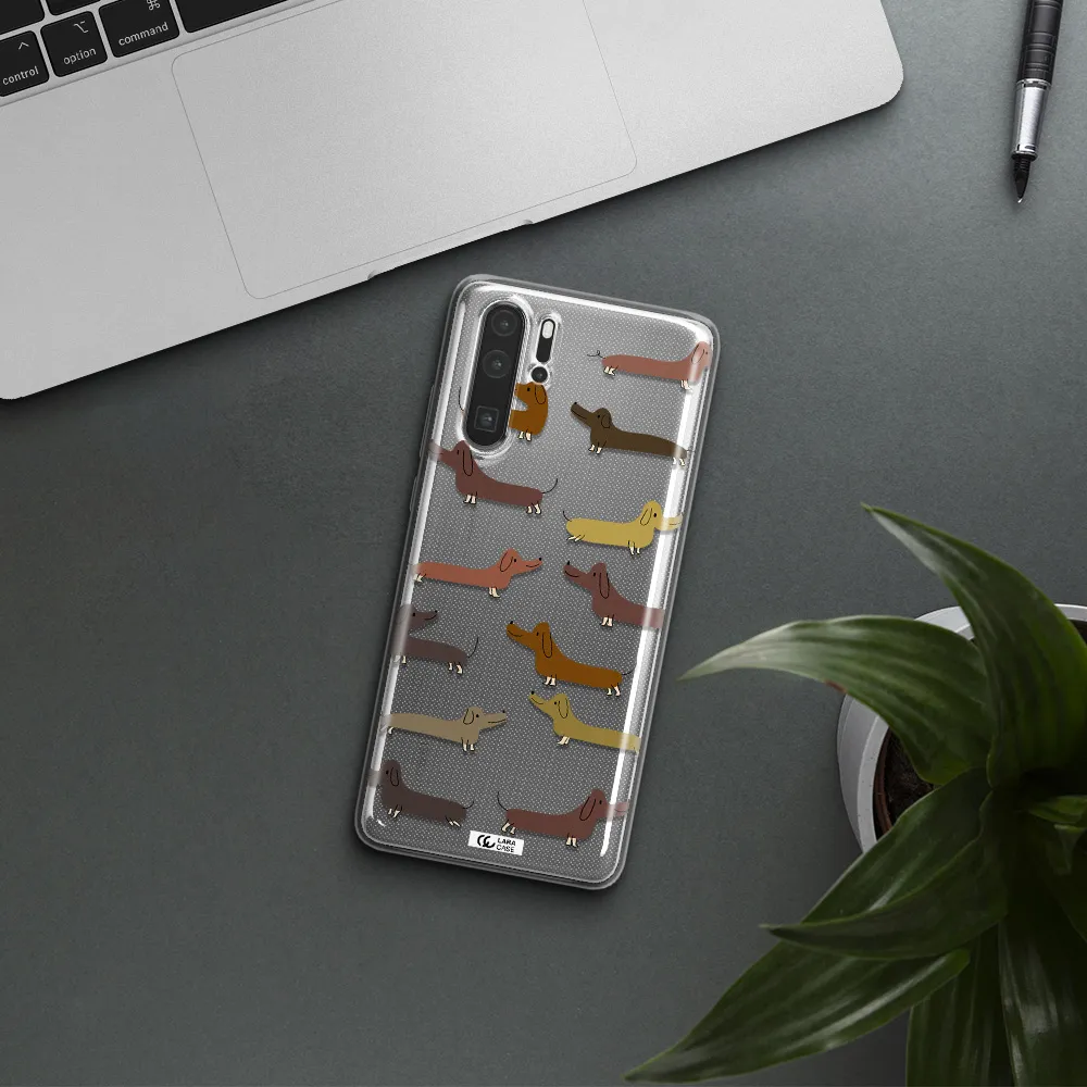 Dachshund Dogs Huawei P30 Pro Clear TPU Case