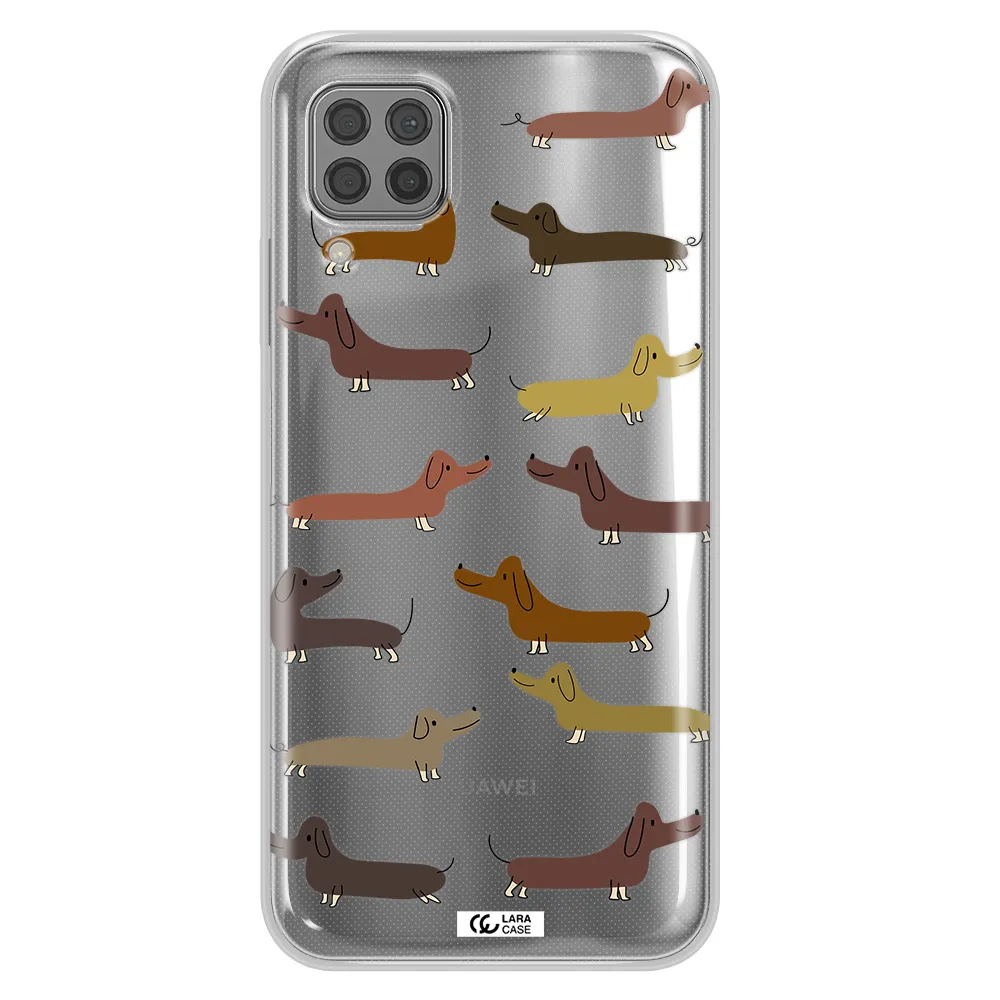 Dachshund Dogs Huawei P40 Lite Clear TPU Case