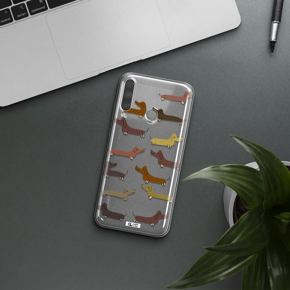 Dachshund Dogs Huawei P40 Lite E Clear TPU Case