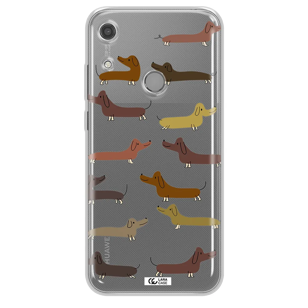 Dachshund Dogs Huawei Y6S Clear TPU Case