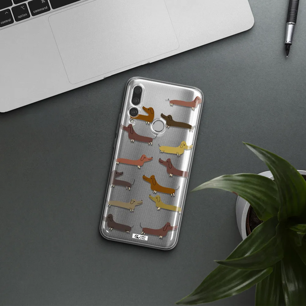 Dachshund Dogs Huawei Y9 Prime 2019 Clear TPU Case