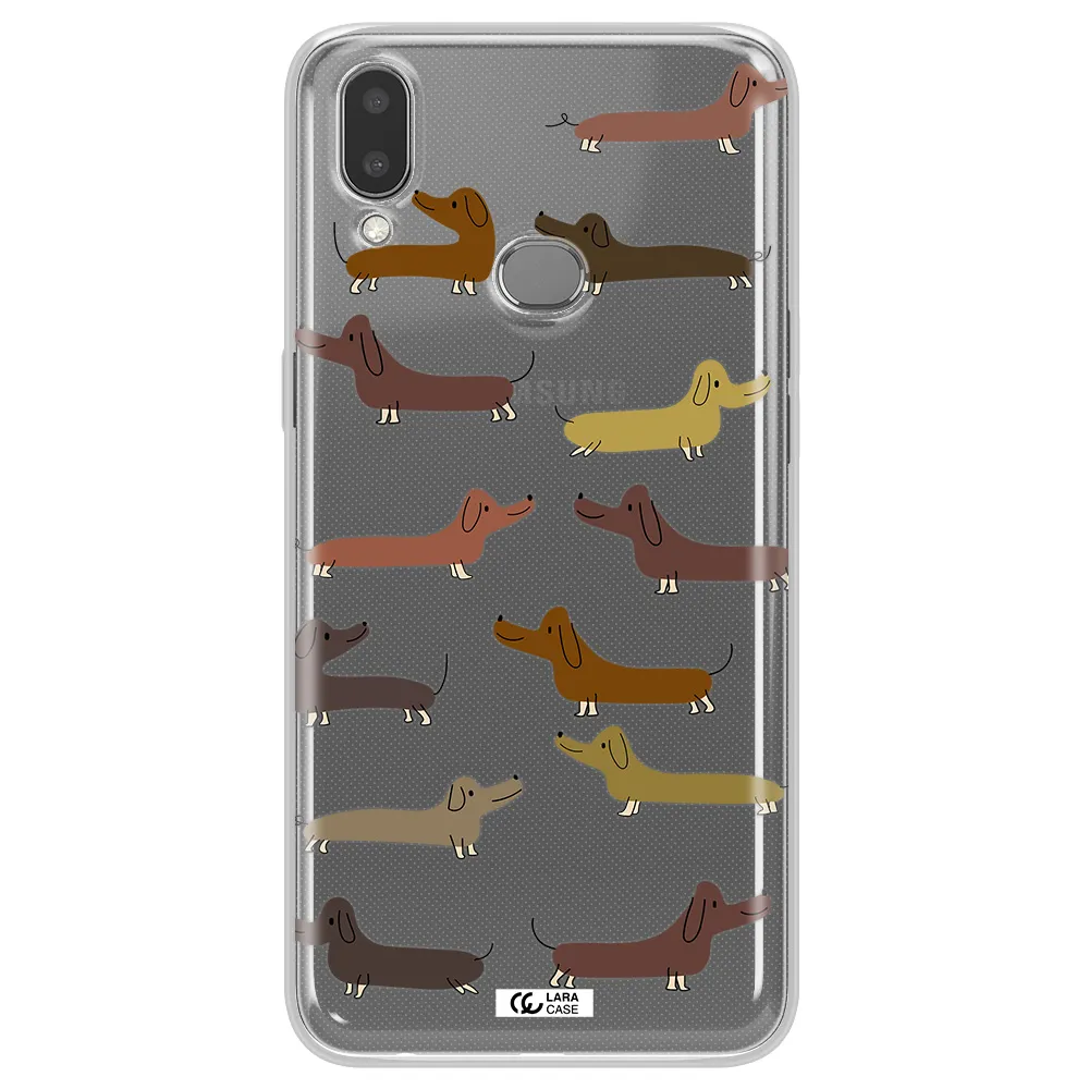 Dachshund Dogs Samsung A10S Clear TPU Case