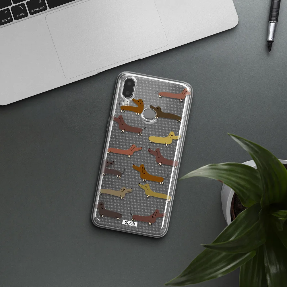 Dachshund Dogs Samsung A10S Clear TPU Case