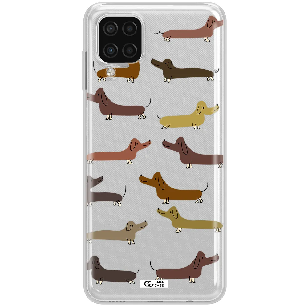 Dachshund Dogs Samsung A12 4g Clear TPU Case