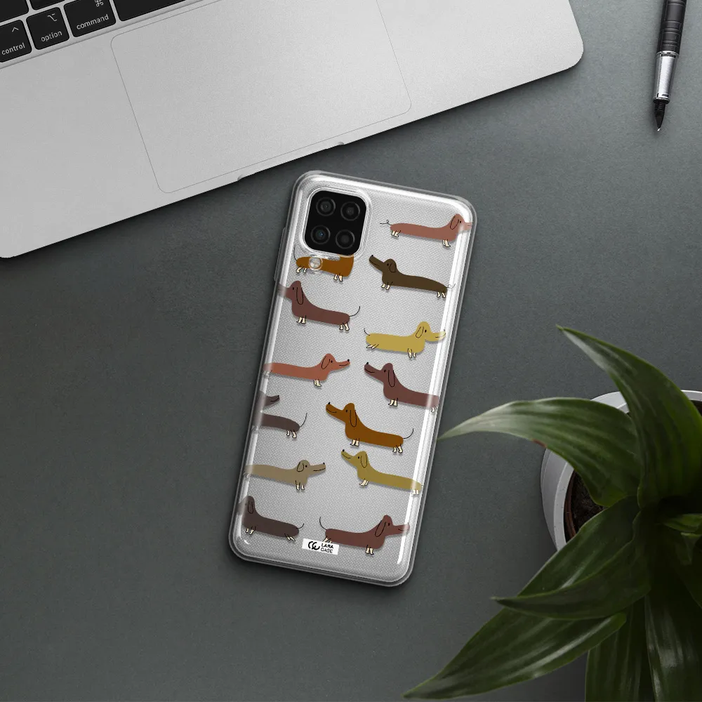 Dachshund Dogs Samsung A12 4g Clear TPU Case