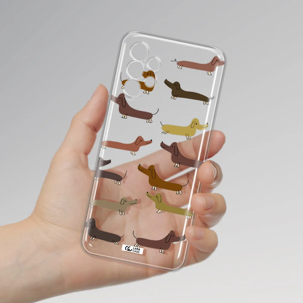 Dachshund Dogs Samsung A13 4g Clear TPU Case