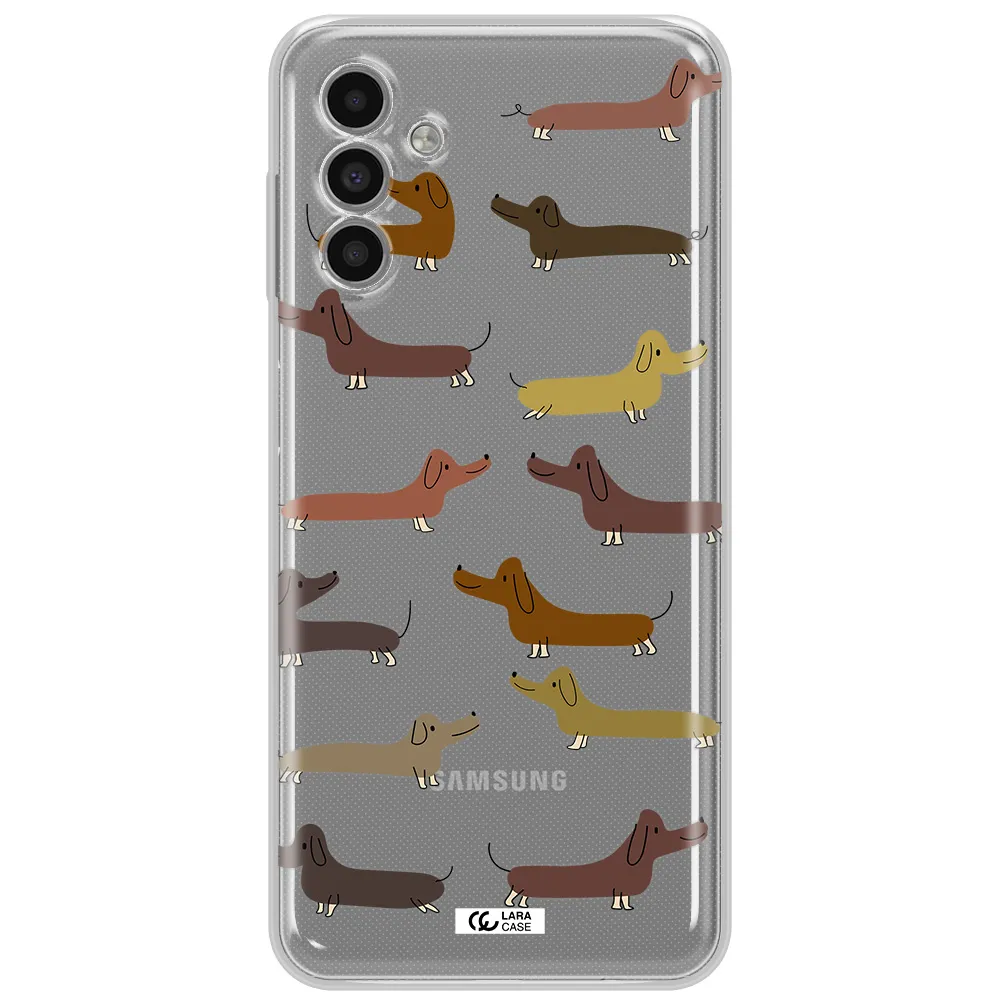 Dachshund Dogs Samsung A13 5G Clear Tpu Case