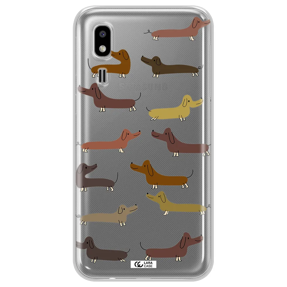 Dachshund Dogs Samsung A2 Core Clear TPU Case