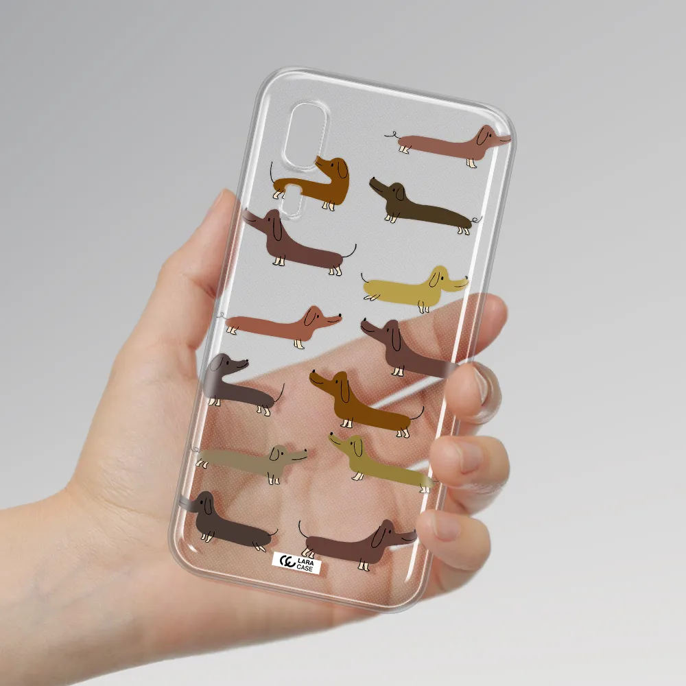 Dachshund Dogs Samsung A2 Core Clear TPU Case