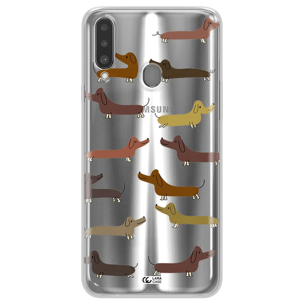 Dachshund Dogs Samsung A20S Clear TPU Case