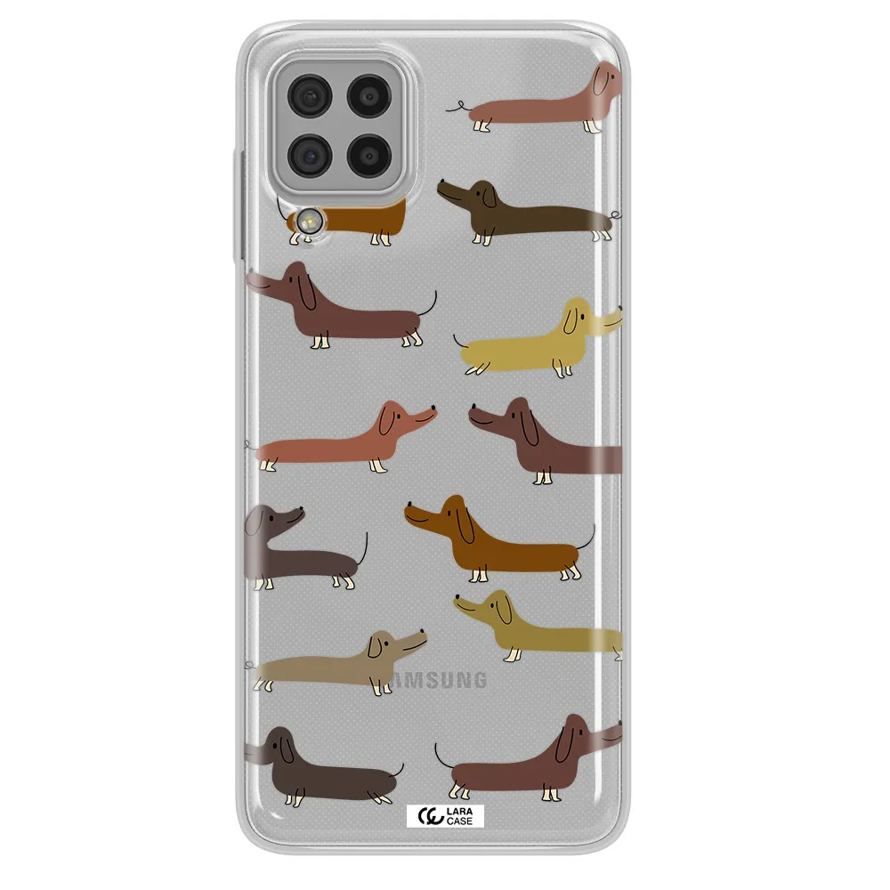 Dachshund Dogs Samsung A22 4g Clear TPU Case