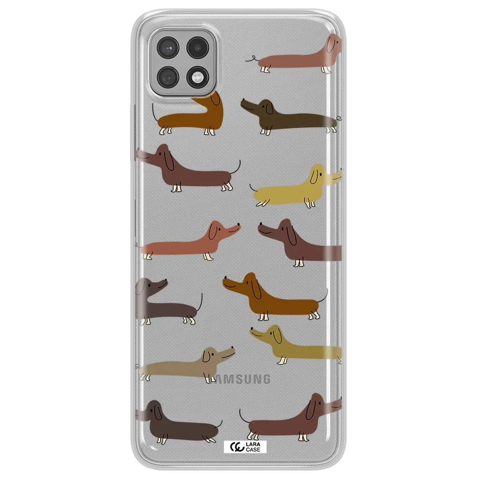 Dachshund Dogs Samsung A22 5g Clear TPU Case