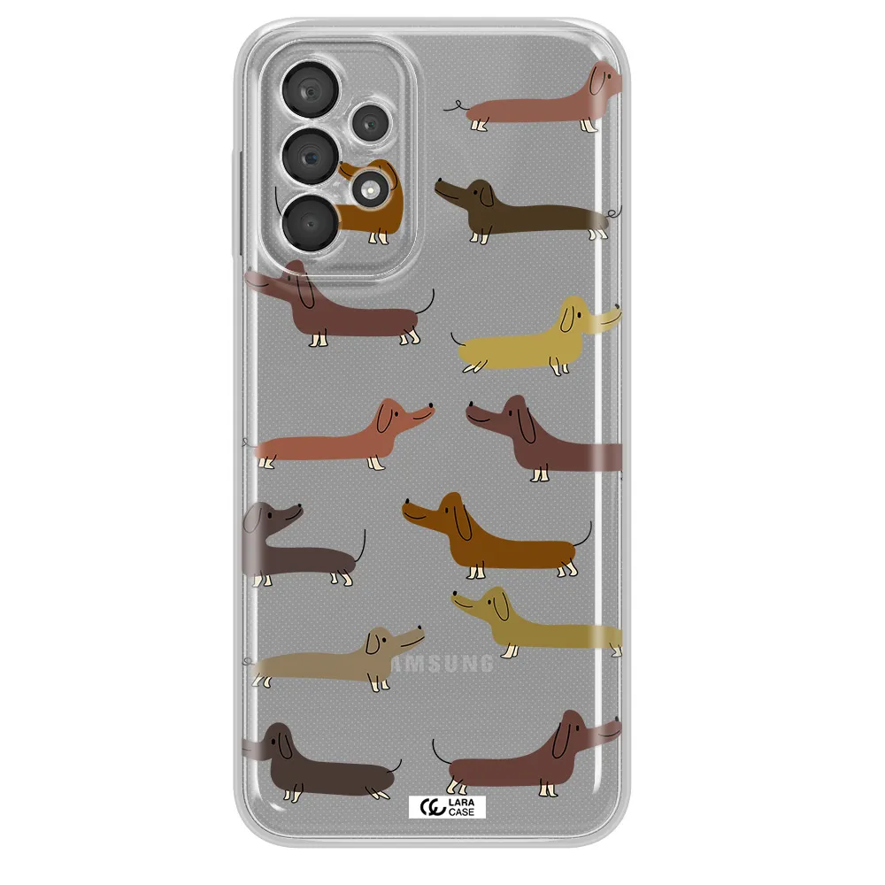 Dachshund Dogs Samsung A23 5G Clear Tpu Case