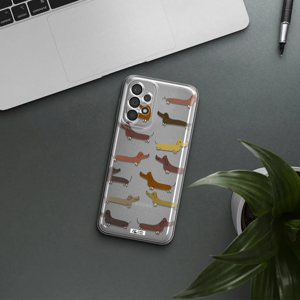 Dachshund Dogs Samsung A23 5G Clear Tpu Case