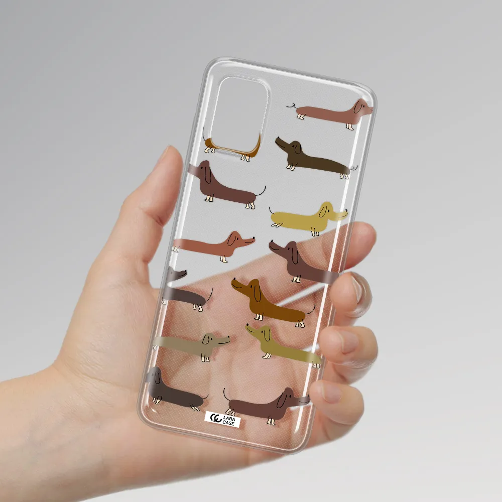 Dachshund Dogs Samsung A31 Clear TPU Case
