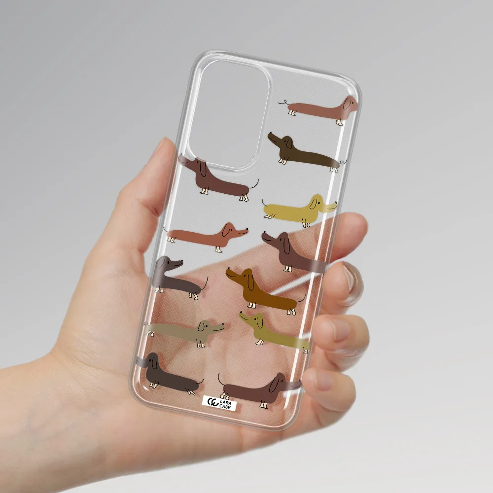 Dachshund Dogs Samsung A33 Clear TPU Case