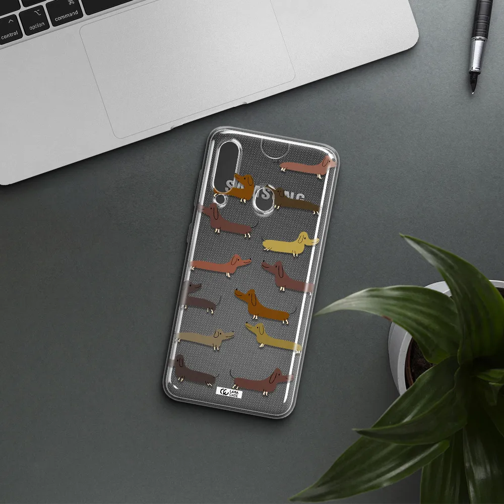 Dachshund Dogs Samsung A60 Clear TPU Case